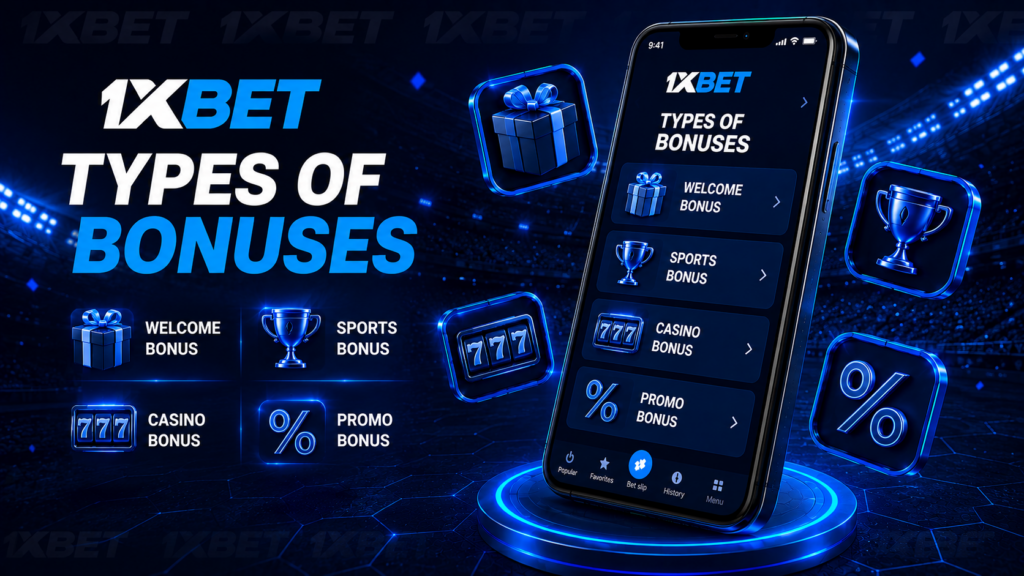1xBet Types de bonus